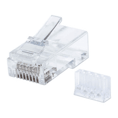 Intellinet 790604 vezeték csatlakozó RJ45 Átlátszó (790604)