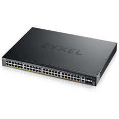 Zyxel XGS2220-54FP Vezérelt L3 Gigabit Ethernet (10/100/1000) Ethernet-áramellátás (PoE) támogatása (XGS2220-54FP-EU0101F)