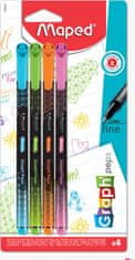 Maped Liner Graph´Peps Deco Pastel 4 db