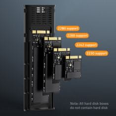 Qoltec tokozás | NV2271 tokozás M.2 SSD-hez | SATA | NVMe | USB-C | 2TB