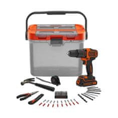 NEW Black &amp; Decker bcksb05-qw 18 V-os fúrókészlet és tartozékok