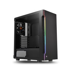 NEW Midi-Stolp ATX THERMALTAKE H200 TG RGB Fekete Midi-Stolp ATX THERMALTAKE H200 TG RGB Fekete