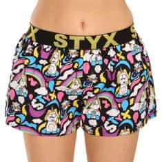 Styx 5PACK női klasszikus boxeralsó art sport gumiból multicolor (5T1182492) - méret S