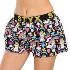 Styx 5PACK női klasszikus boxeralsó art sport gumiból multicolor (5T1182492) - méret S