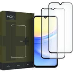 Hofi Glass Pro Full Screen 2x üvegfólia Samsung Galaxy A15 4G 5G / A25 5G, fekete