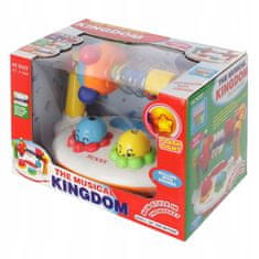 KOMFORTHOME Musical Kingdom Baby Rattle Multifunkcionális