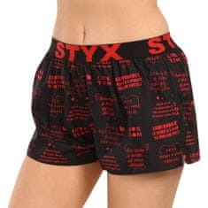 Styx Női klasszikus boxeralsó art sport gumi Valentin-napi dalszövegek (T1757) - méret XXL