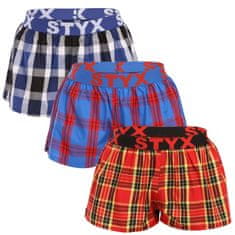 Styx 3PACK tarka női boxeralsó sport gumi (3T10469) - méret L