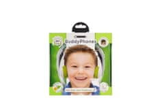 BuddyPhones School+ gyerek fejhallgató mikrofonnal, zöld