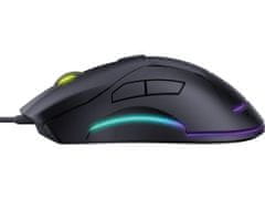 Sandberg LightFlow 6D Gamer Mouse, játék egér, 3600 dpi, LED háttérvilágítás, fekete