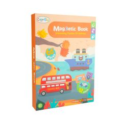 MG Magnetic Book mágneses puzzle, közlekedési járművek