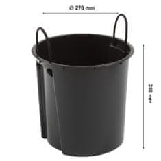 botle 3x magas cserép + betét Ø40 H 40 62 75 cm Terrakotta szőnyeg kerek