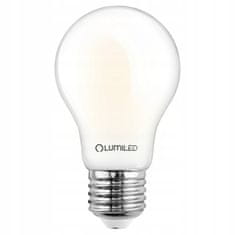 LUMILED 6x LED izzó E27 A60 11W = 100W 1521lm 3000K Meleg fehér 360° Filament Tejes