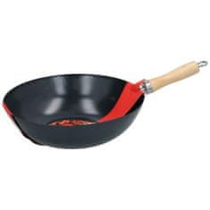 Acél wok tapadásmentes felülettel 30 cm