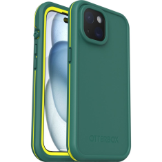 Fre Series for MagSafe iPhone 15 vízálló tok zöld-sárga (77-93439) (77-93439)