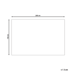 Beliani Fehér súlyozott takaróhuzat 150 x 200 cm RHEA