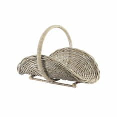 NEW DKD Home Decor Tűzifa kosár Rattan Bali (75 x 47 x 50 cm)