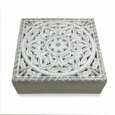 NEW Versa Mandala ékszerdoboz 22 x 7 x 22 cm Fa MDF