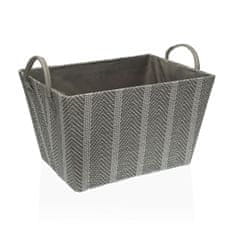 NEW Basket Versa szürke papír (26 x 22 x 36 cm)