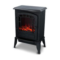 NEW Dekoratív elektromos fali kémény Classic Fire Torino fekete 2000 W