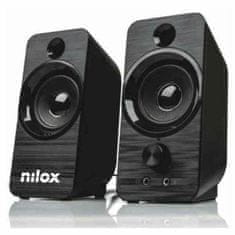 NEW Altavoces PC Nilox NXAPC02 6W fekete