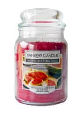 Yankee Candle illatos üveggyertya WATERMELON SLICE 538g (égési idő 130h)