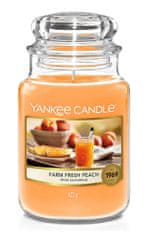 Yankee Candle illatos üveggyertya FARM FRESH PEACH 623g (égési idő 150h)