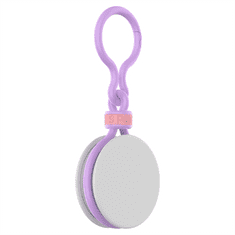 PopSockets PopChain, medál 2 cserélhető felső részhez, műanyag, lila/kék