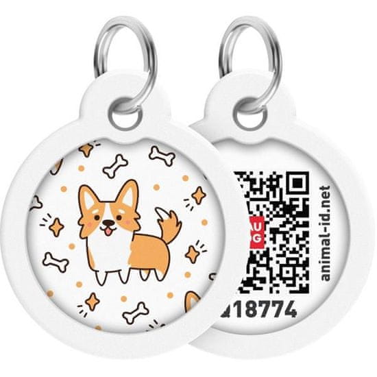 Corgi Bélyegző QR WAUDOG 30mm