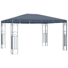 Vidaxl antracitszürke pavilon 400 x 300 cm 48049