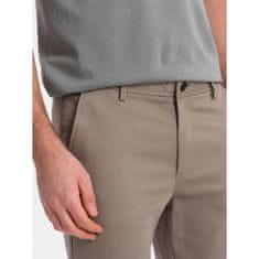 OMBRE Férfi klasszikus chino nadrág V1 OM-PACP-0190 hamu MDN124476 XL