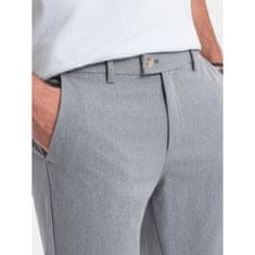 OMBRE Férfi klasszikus chino nadrág V1 OM-PACP-0191 világosszürke MDN124481 XXL