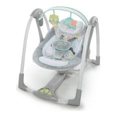 NEW Gugalni Stol Ingenuity Compact Swing - Hugs & Hoots Bela Siva