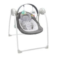 NEW Gugalni Stol Badabulle Comfort Swing Bela Siva