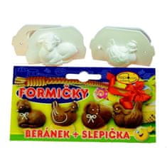 Reproplast forma bárány, tyúk - 2db