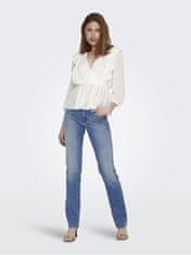 ONLY Női farmer ONLALICIA Straight Fit 15258103 Medium Blue Denim (Méret 25/30)