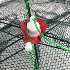 Netscroll Hálós esernyő alakú háló halak és rákok halászatához, háló halak és rákok fogására, NetFish