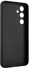 FIXED Story gumírozott hátlapi védőtok Samsung Galaxy S24+ számára, fekete FIXST-1257-BK