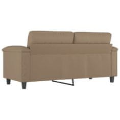 Vidaxl 2 személyes cappuccino színű műbőr kanapé 140 cm 359587