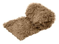 Elerheto otthon Szőrös barna takaró