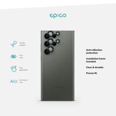 EPICO Alumínium kameralencse védőüveg Samsung Galaxy S24 Ultra 5G számára 86712151300002 - fekete