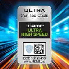 WOZINSKY Wozinsky HDMI 2.1 kábel 8K 60 Hz 48 Gbps / 4K 120 Hz / 2K 144 Hz 3 m ezüst (WHDMI-30)
