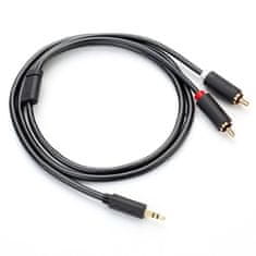 Ugreen Ugreen Audiokábel 3,5 mm-es mini jack (hím) - 2RCA (hím) 1,5m (AV102)