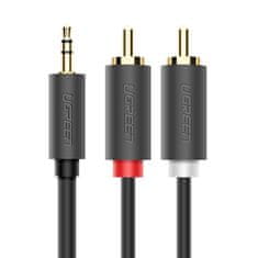 Ugreen Ugreen Audiokábel 3,5 mm-es mini jack (hím) - 2RCA (hím) 1,5m (AV102)