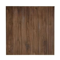 Bellestore WoodWall 3D öntapadós famintázatú tapéta (5 darab), sötét barna