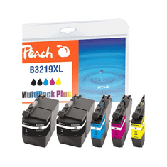 Peach 320288 tintapatron 5 dB Kompatibilis Nagy (XL) kapacitású Fekete, Cián, Magenta, Sárga (PI500-232)