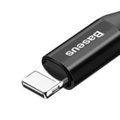 BASEUS Baseus Halszemű tavaszi adatkábel USB / Lightning 1M 2A fekete (CALSR-01)