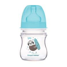 Canpol babies EXOTIC ANIMALS széles nyakú palack, 120 ml, kék