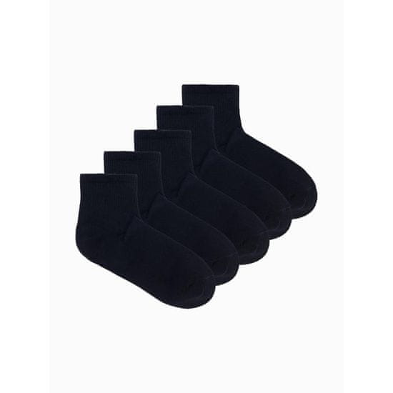 Edoti Férfi zokni U459 fekete 5 darabos csomag MDN124579