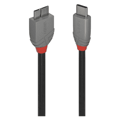 Lindy 36621 USB kábel 1 M USB 3.2 Gen 1 (3.1 Gen 1) USB C Micro-USB B Fekete (36621)